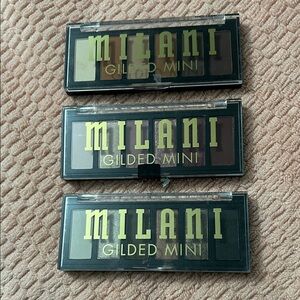 Milani Gilded Mini Set of Three Eye Shadow Palettes
